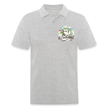 Dachshund Dackel - Männer Poloshirt - Grau meliert - Vorne - Kai (181cm)
