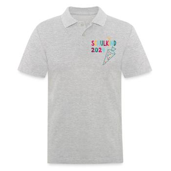 Début de l’inscription scolaire enfant scolaire 2024 - Polo Homme - gris chiné - Devant - Kai (181cm)