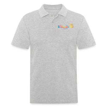 Madrid Skyline Madrid - Männer Poloshirt - Grau meliert - Vorne - Kai (181cm)