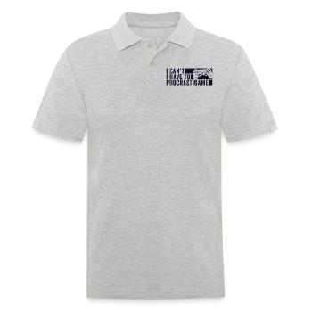 Gamer I Cant I Have To Procrastigame Gaming - Men's Polo Shirt - heather grey - Front - Kai (181cm)