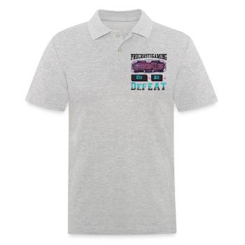 Gamer Procrastigaming CTR Alt Defeat Gaming - Men's Polo Shirt - heather grey - Front - Kai (181cm)