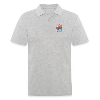 Glace - Polo Homme - gris chiné - Devant - Kai (181cm)