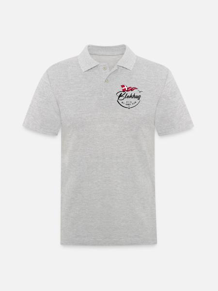 BLOKHUS - Ma deuxième maison - b - Polo Homme - gris chiné