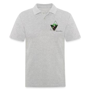 Hybride tortue-écureuil - Polo Homme - gris chiné - Devant - Kai (181cm)