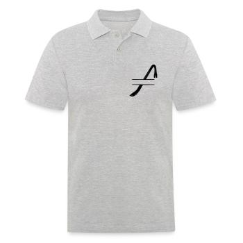 Burglar logo Crowbar or crowbar - Men's Polo Shirt - heather grey - Front - Kai (181cm)