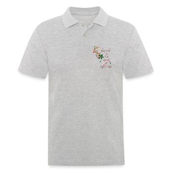 Weihnachten Croyez en la magie de Noël - Polo Homme - gris chiné - Devant - Kai (181cm)