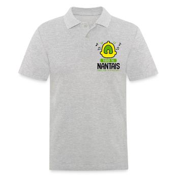 supporter Nantes football nantais Enfant bébé - Polo Homme - gris chiné - Devant - Kai (181cm)