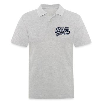 Né(e) en août 2006 - Anniversaire - Cadeau - Polo Homme - gris chiné - Devant - Kai (181cm)