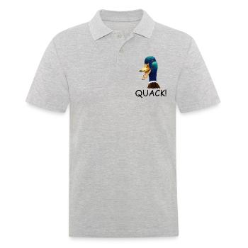 ENFANTS, ENFANTS ET TOUT-PETITS CHARLATANS! USURE DU CANARD - Polo Homme - gris chiné - Devant - Kai (181cm)