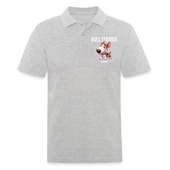 Bullterrier Liebhaber 3 - Männer Poloshirt - Grau meliert - Vorne - Kai (181cm)