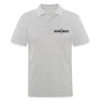 Merz Rambo Zambo - Kanzler - Männer Poloshirt - Grau meliert - Vorne - Kai (181cm)