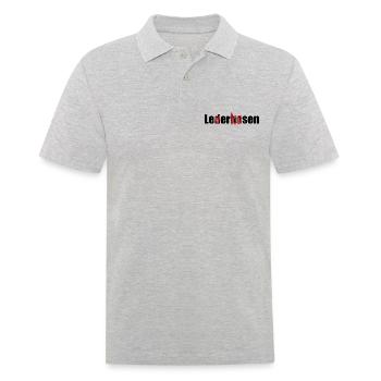 Leverkusen - Zieht den Bayern die Lederhosen aus - Männer Poloshirt - Grau meliert - Vorne - Kai (181cm)