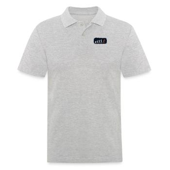 Evolution Du Hockey Rétro Joueur De Hockey Sur - Polo Homme - gris chiné - Devant - Kai (181cm)