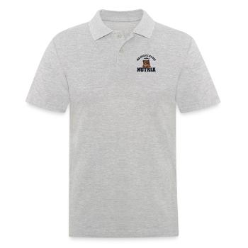 Mir reichts ich geh zum Nutria Sumpfbiber Biber - Männer Poloshirt - Grau meliert - Vorne - Kai (181cm)