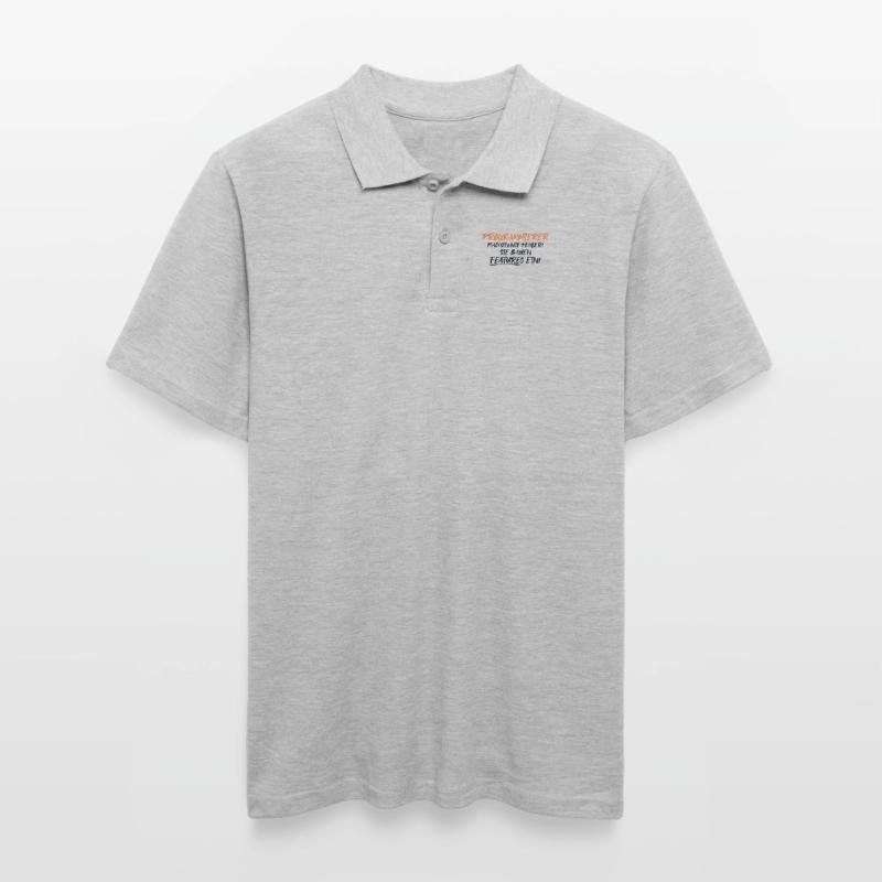 Programmierer Bauen Features Developer Coder Männer Poloshirt