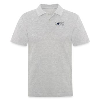 Love at First Spike Joueur de volley Volley - Polo Homme - gris chiné - Devant - Kai (181cm)