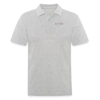 Mechanic Heartbeat Mécatronicien Maître - Polo Homme - gris chiné - Devant - Kai (181cm)