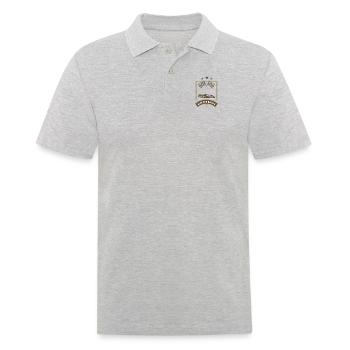 Slot Car Racing Emblem Car Drag Racing RC Car - Men's Polo Shirt - heather grey - Front - Kai (181cm)