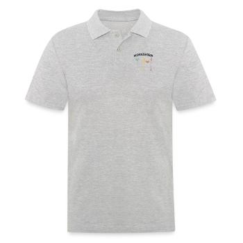 Rechenzentrum Admin IT-Betrieb Informatiker - Männer Poloshirt - Grau meliert - Vorne - Kai (181cm)