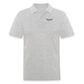 Pingouin Texte Pingouin royal Pingouin empereur - Polo Homme - gris chiné - Devant - Kai (181cm)