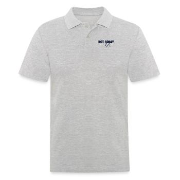 Not Today Koala Speedklettern Sportklettern - Männer Poloshirt - Grau meliert - Vorne - Kai (181cm)