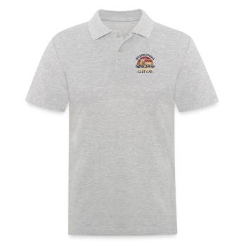 Fuffzig Jährige mit Slot Car Slot Car RC Car 50th - Men's Polo Shirt - heather grey - Front - Kai (181cm)
