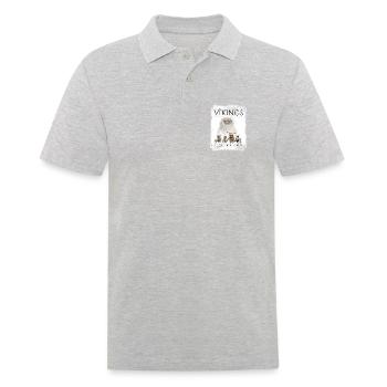 Magst du Kreaturen aus dem hohen Norden? Nimm es! - Männer Poloshirt - Grau meliert - Vorne - Kai (181cm)