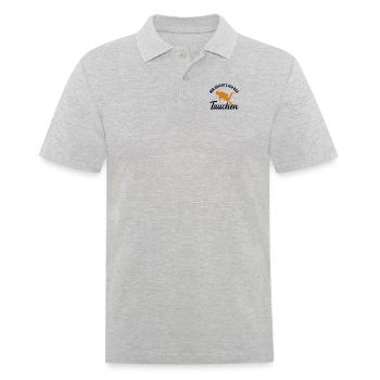 Mir reichts ich geh Tauchen Tauchermaske Scuba - Männer Poloshirt - Grau meliert - Vorne - Kai (181cm)