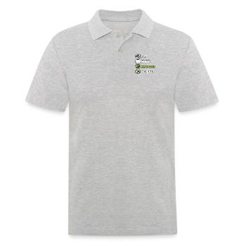 Mangez Sleep Disc Golf Repeat Basket Disc Disc - Polo Homme - gris chiné - Devant - Kai (181cm)