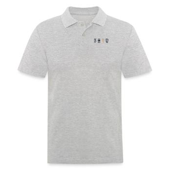 Eat Sleep Hunt Repeat Arrowhead Hunter - Men's Polo Shirt - heather grey - Front - Kai (181cm)