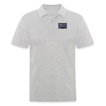 arrowhead collecting is my cardio hunting tips - Men's Polo Shirt - heather grey - Front - Kai (181cm)