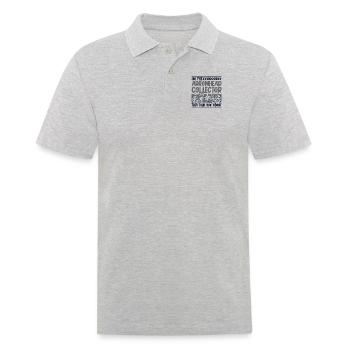 Je suis le collectionneur de pointes de flèche Conseils de chasse - Polo Homme - gris chiné - Devant - Kai (181cm)