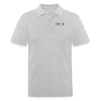 Eat Sleep Catch Frogs Repeat Kröte Kaulquappe - Männer Poloshirt - Grau meliert - Vorne - Kai (181cm)