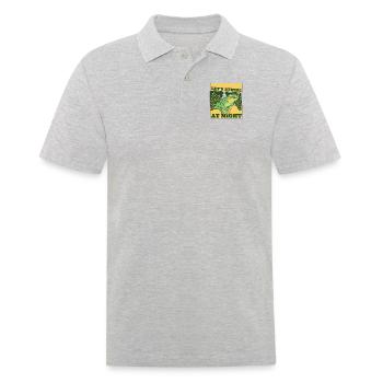 Frappeons la nuit Crapaud Grenouille têtard - Polo Homme - gris chiné - Devant - Kai (181cm)
