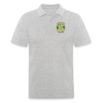 The Frogs Have No Idea Laubfrosch Kröte Frosch - Männer Poloshirt - Grau meliert - Vorne - Kai (181cm)