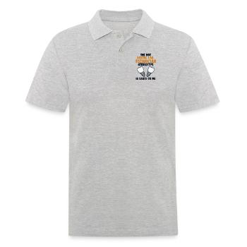 Hot Dental Lab Technician Stereotype Zahnlabor - Men's Polo Shirt - heather grey - Front - Kai (181cm)