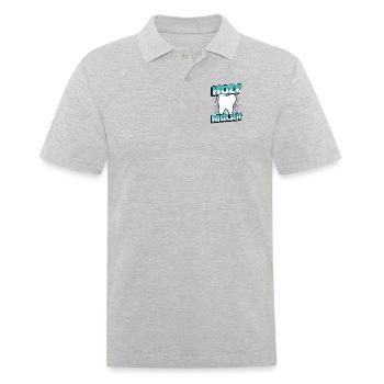 Holy Molar Dental Technical Assistant Dental Laboratory - Men's Polo Shirt - heather grey - Front - Kai (181cm)