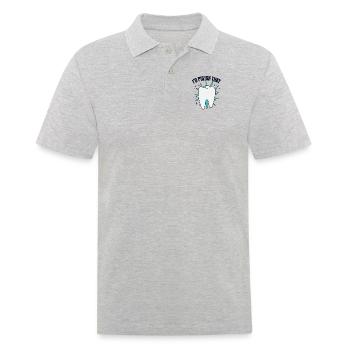 I'd Polish That Dental Laboratory Dental Laboratory - Men's Polo Shirt - heather grey - Front - Kai (181cm)