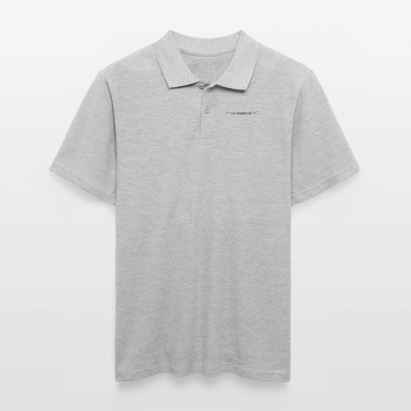 No Comment Developer Softwareentwickler Coder Männer Poloshirt