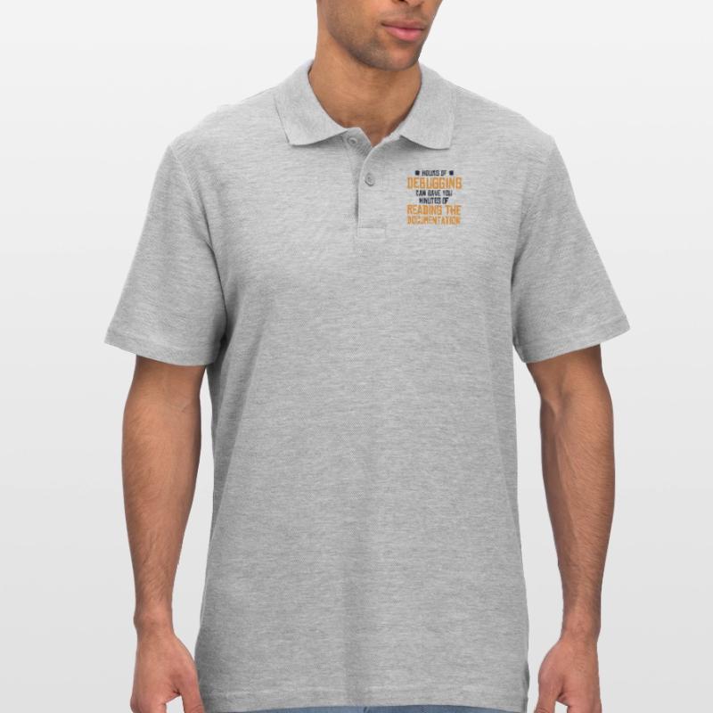 Hours Of Debugging Software Engineer Developer Men's Polo Shirt