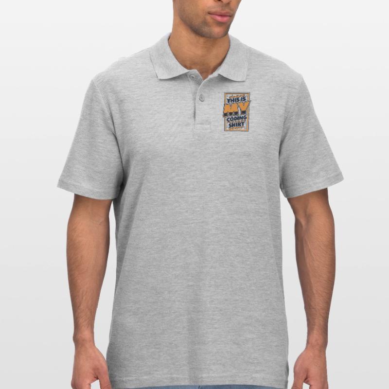 This Is My Coding Clothing Developer Coder Männer Poloshirt