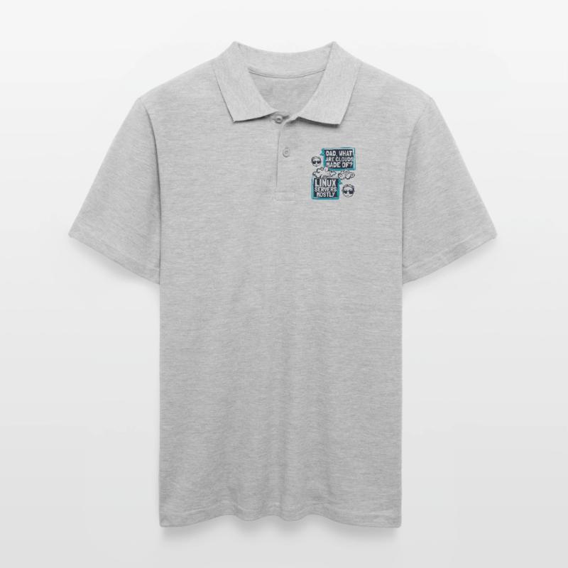 Papa quels sont les clouds faits de Developer Coder Polo Homme