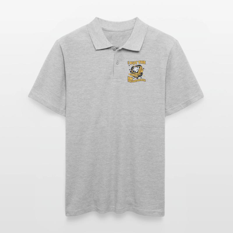 I Put The Pro In Programmer Developer Coder Men's Polo Shirt