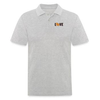 Pizza Love Pizzablech Pizzaofen Pizza Pizzabäcker - Männer Poloshirt - Grau meliert - Vorne - Kai (181cm)