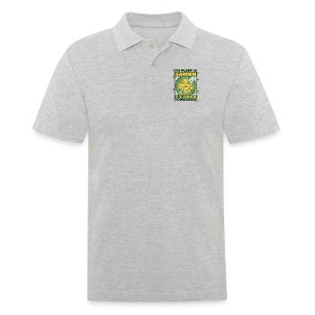 To Plant A Garden Is To Believe In Tomorrow - Men's Polo Shirt - heather grey - Front - Kai (181cm)