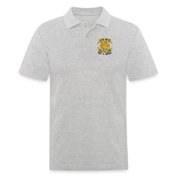 Calmez-vous, ce n’est pas une boule de banane de python de requin - Polo Homme - gris chiné - Devant - Kai (181cm)