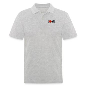 Amour horticulture jardin de potager jardin - Polo Homme - gris chiné - Devant - Kai (181cm)