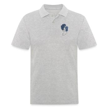 Lineart allotment jardin allotement jardin horticulture - Polo Homme - gris chiné - Devant - Kai (181cm)