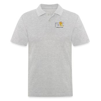 Michelangelo Creation of Adam Banana Ball Python - Men's Polo Shirt - heather grey - Front - Kai (181cm)