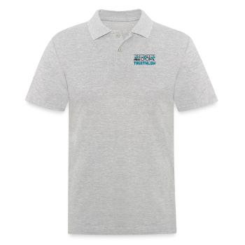 Entraînement Triathlon Vélo Triathlète Professionnel Triathlon - Polo Homme - gris chiné - Devant - Kai (181cm)
